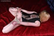 Florence - hogtied on bed