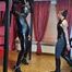 Ballbusting and caning session