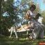 Jill Diamond, facesitting and relax in the garden 1