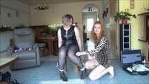 Saskia and Vicky - Who better tickles part 4 of 6