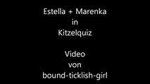Marenka und Estella - Kitzelquiz Teil 1 von 4