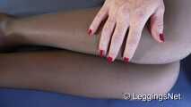 Feet and legs in nylons