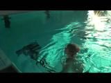 Nude in the public-pool -8-