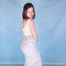 Affable - Swing-loving brunette in a white dress gets risque