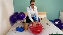 Miss Karina testing and pops your Qualatex balloons