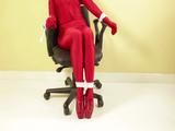 Scarlet in Red Chair - Video and Photos