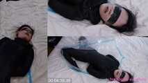 Xiaoyu Holding Breath in Vacuum Bag Till Blackout