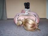Another time ending being hogtied