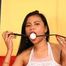 Asian Girl Tima Gagged Cuffed, Hogtied (Photos + Videoclip)