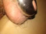  Pissing in Mini Chastity 2 Videos