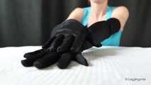Hands and long gloves