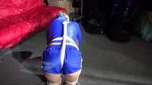 Get 2 Archive Videos with Sonja bound and gagged in her shiny nylon Shorts