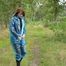 Miss Petra goes for a walk in PVC raingear and rubber boots