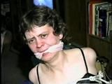 TINY TINA HOG-TIED,  PANTY STUFFED MOUTH & CLEAVE GAGGED (D16-9)
