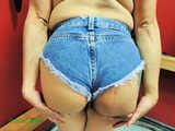 Jean cut off shorts 