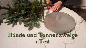 Hands and fir branches - 1st part