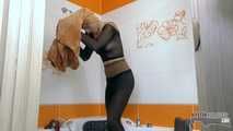 Wet pantyhose encasement (video update)