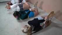 1306 Amber Roxie Princess Zara in 4 model Hogtie