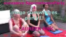 Mega cumwhore party with Laureen Pink, Schokobabe Vicky - part 1