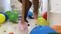 sexy nail foot and heelpopping 10, 12, and 14inch balloons