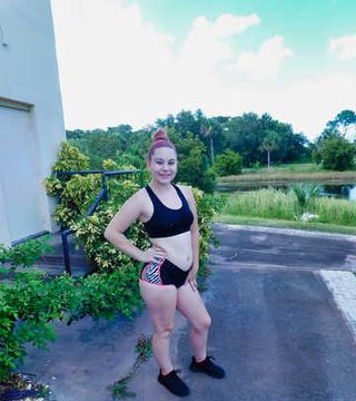 Kinky Florida Amateur Teen Jessica Out Running 