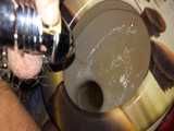 Fully sealed piss in chastity belt - 840 grams