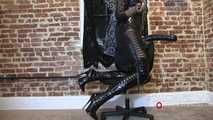 Latex boot seductress