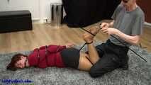 Tight hogtie with cable ties (4k)
