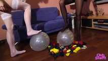 216 Nylon feet and balloons