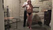 Little Red Girl bound and hooded in the dungeon PART 1