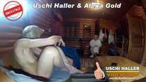 Backstage: Uschi and Alexa in the banya