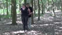 Cuffed in the wood 001