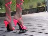 Cane soda crush with stiletto heels