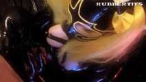 Heavy Rubber Zipperface: Kinky & Intense Hand- and Footjob! Pt.1