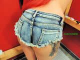 Jean cut off shorts 