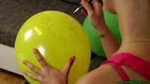 painting on balloons