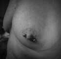 Nipple piercing