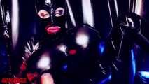 Black Rubber Tits Fantasy - Cockwanking