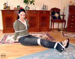 Akasha in a new Hogtied-Bound