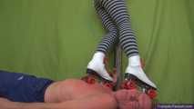 Miss July, Rollerskates-dance on her slave 