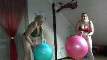 Bouncy ball fun with my girlfriend!!