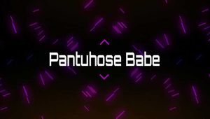 Pantyhose Babe Gearstick Play
