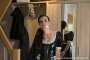 French Maid Amira get bound and gagged