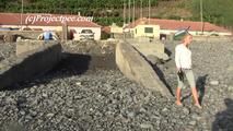 080009 Nikki Has A Couple Of Attempts At Peeing On The Madeira Shoreline