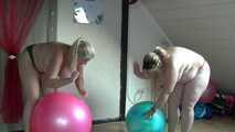 Bouncy ball fun with my girlfriend!!