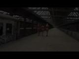 3 girls nude at the railway-station