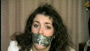 19 Yr OLD STUDENT TAPE TIED, HANDCUFFED & GAGGED GETS BLINDFOLDED (D27-14)