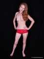 Gatitta - Redheaded model gets bound during her latest shoot