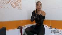 Wet pantyhose encasement (video update)