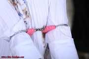 Secretary helpless handcuffed